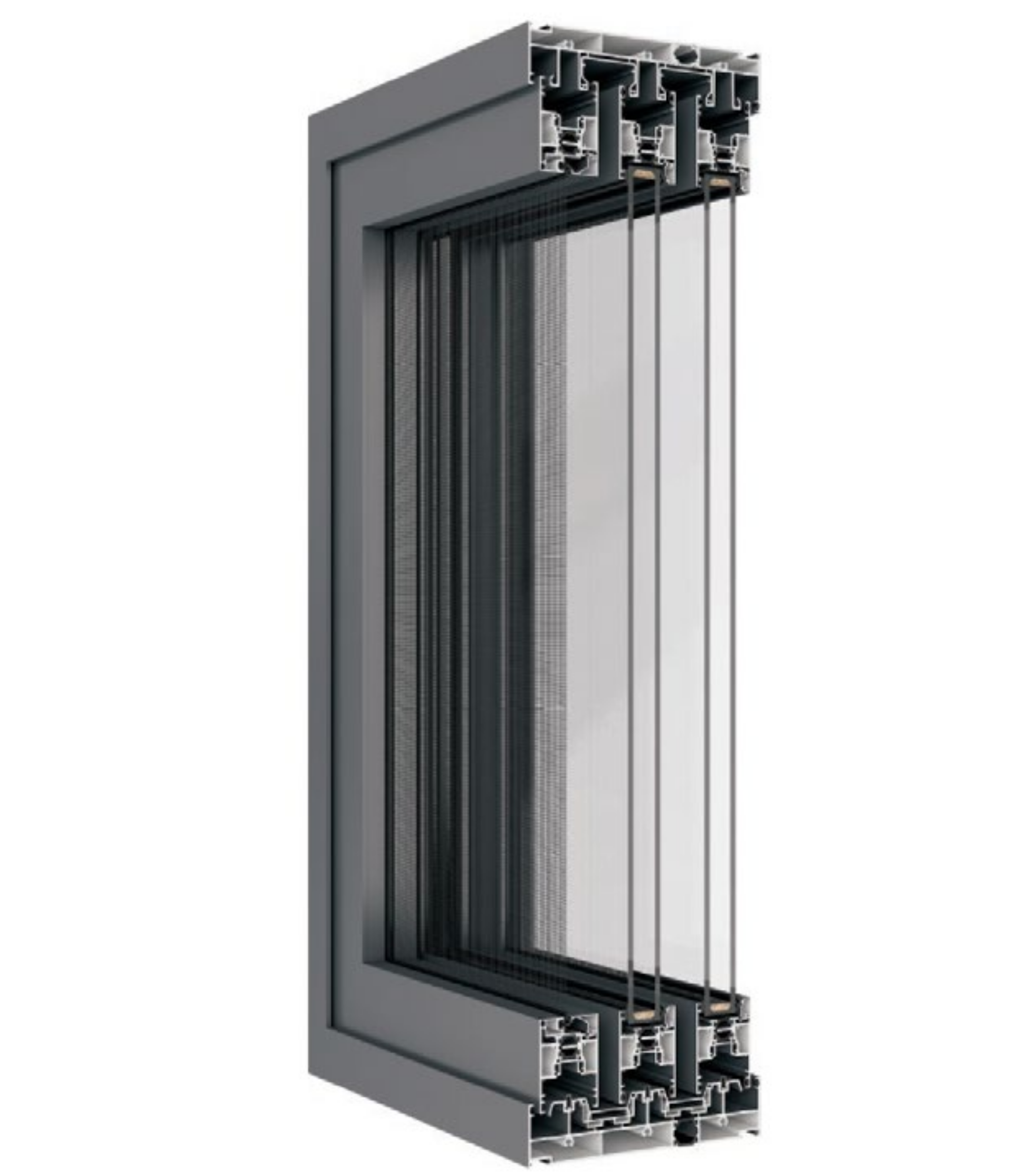 VLX 150 Heavy-Duty Sliding Door in Santa Clarita, CA | Lightwell Windows Santa Clarita - detail 2